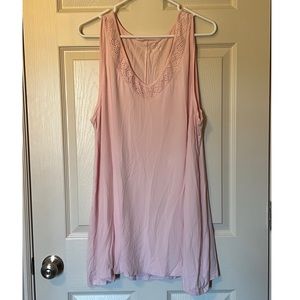 PLUS SIZE Lacy pink tank *Never Worn* from Lane Bryant